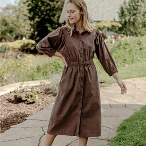 Neuflora Middleton Dress Brown NWT